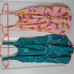 Bundle of girls size 6 short rompers